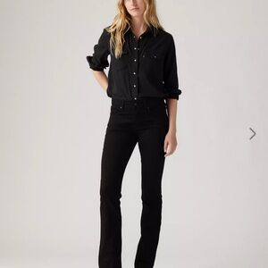Levi's Black Boot Cut Jeans Classic Style